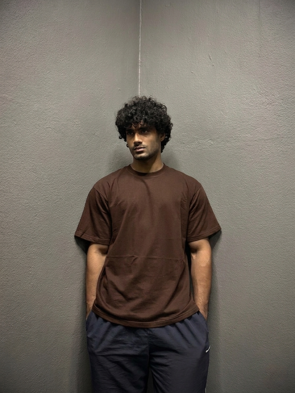 Premium plain brown oversized Tshirt