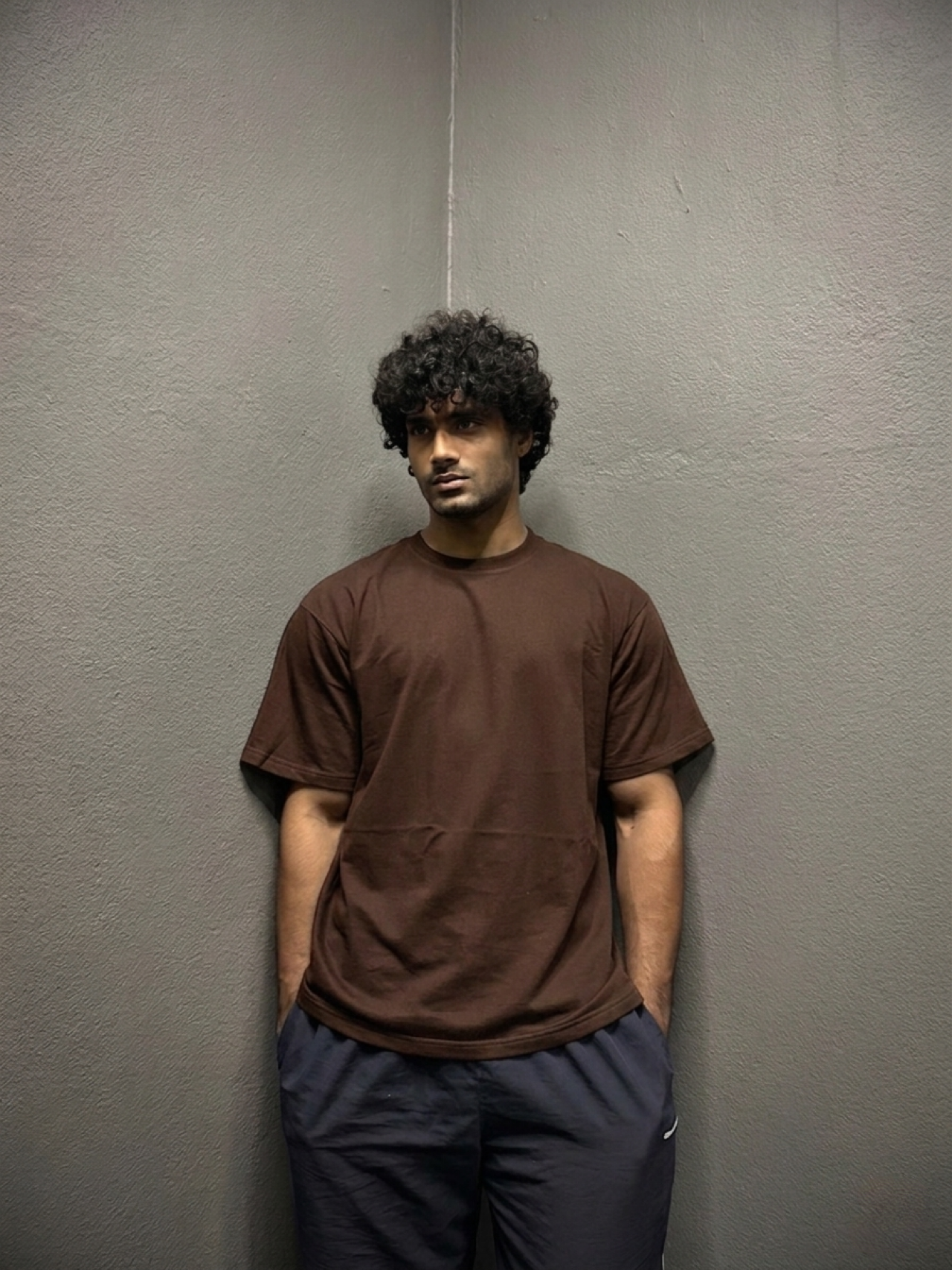 Premium plain brown oversized Tshirt