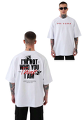 Privora premium white oversized Tshirt Unisex