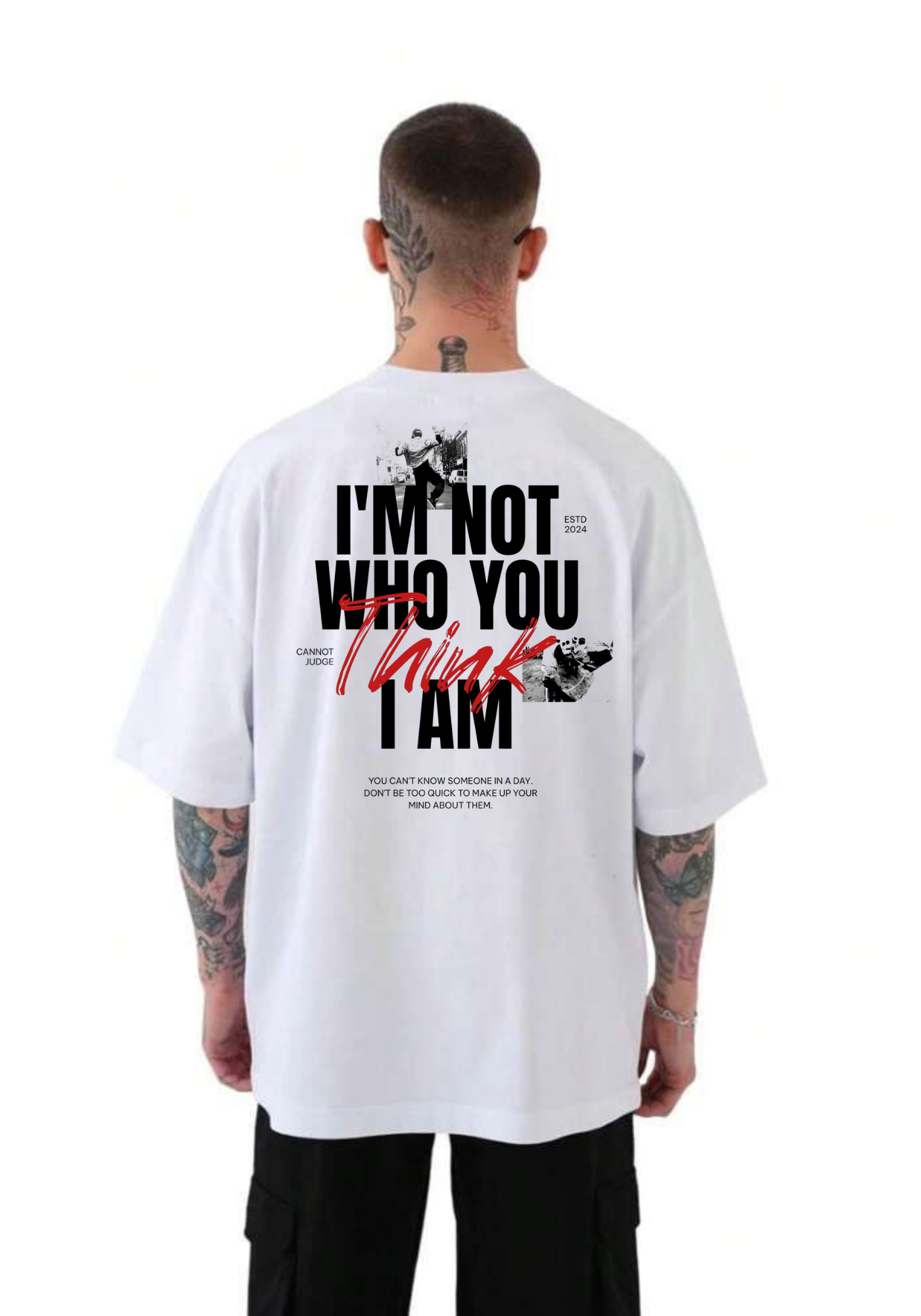 Privora premium white oversized Tshirt Unisex