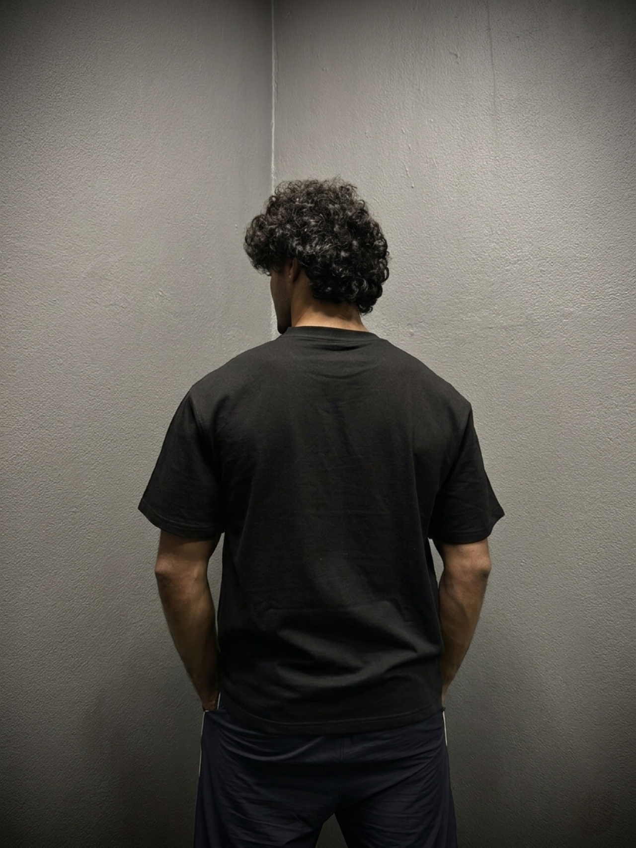Premium plain black oversized tshirt