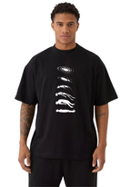 Futuristic Streetwear Graphic Oversized Tee Unisex