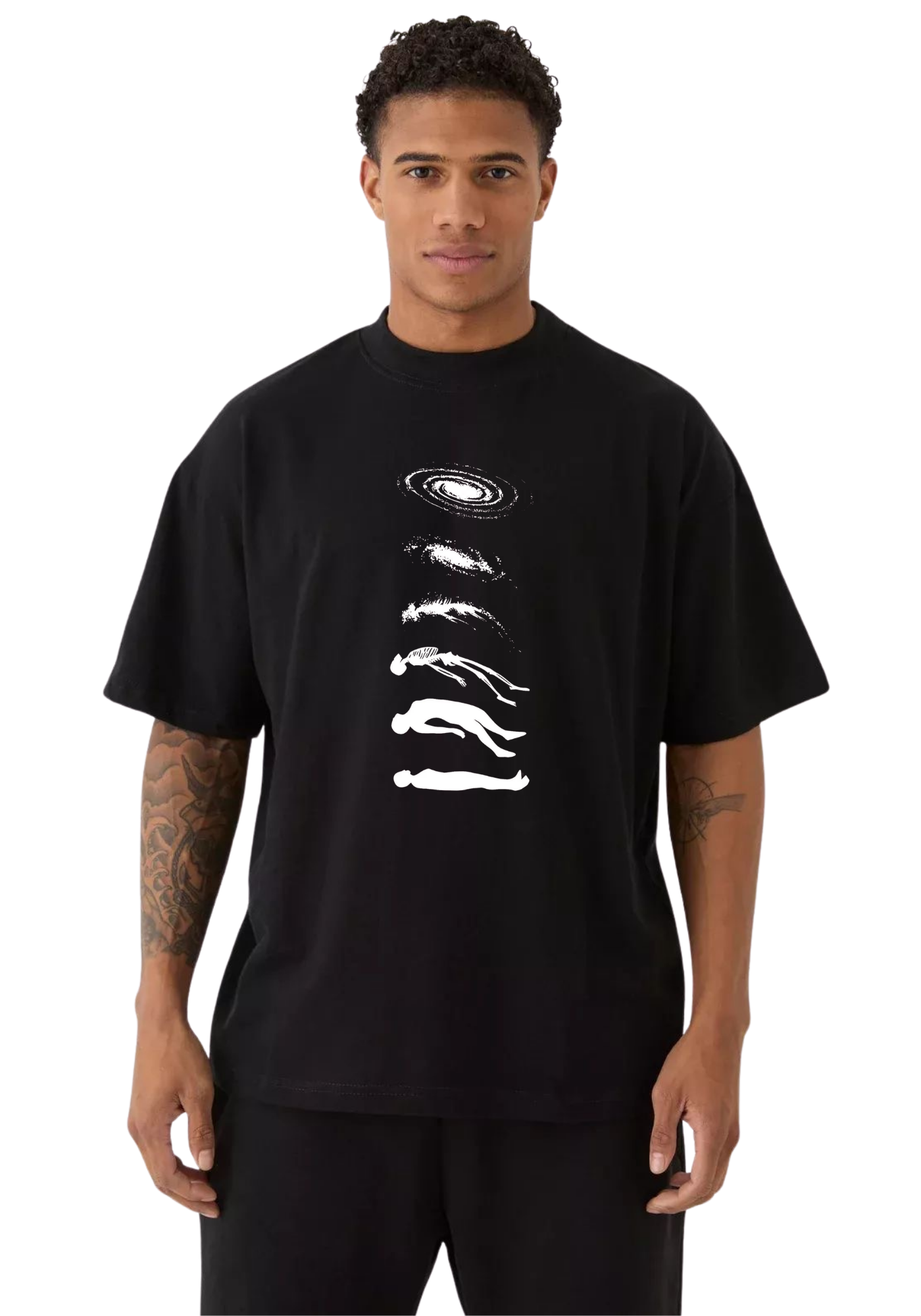 Futuristic Streetwear Graphic Oversized Tee Unisex