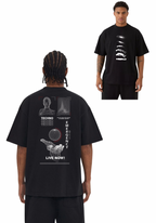 Futuristic Streetwear Graphic Oversized Tee Unisex